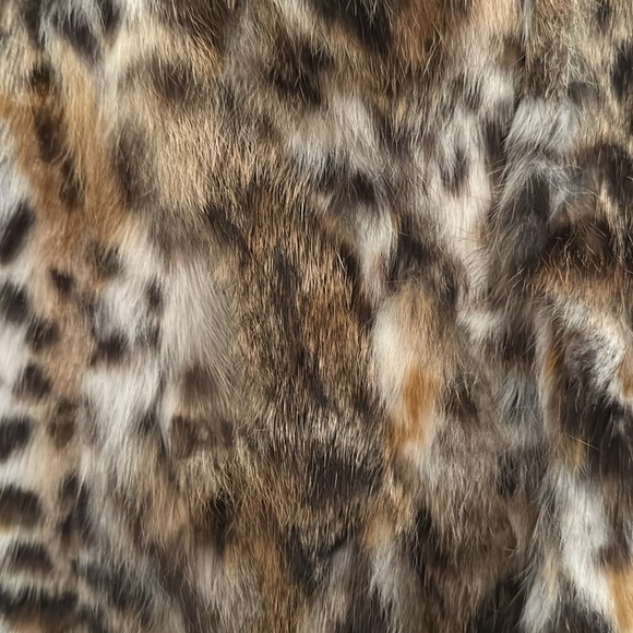 NWT Adrienne Landau Leopard/Cheetah Fur Vest - Picture 3 of 6